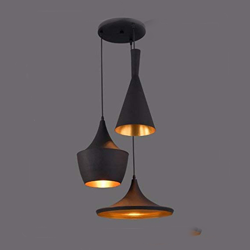 GoRevizon Industrial Metal Shade Hanging Pendant Ceiling Lamp Fixture ...